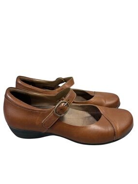 Dankso Fawna Brown Mary Jane Flat Comfort Shoes